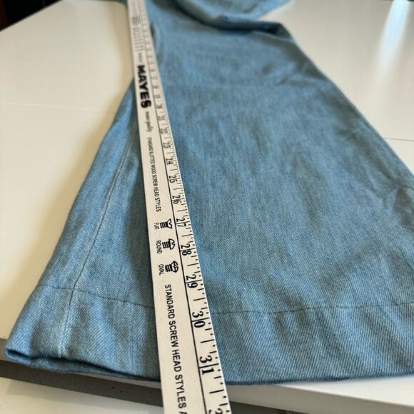 Current Elliot High‎ Rise Wide Leg Denim Jean Trousers Size 29 - Picture 11 of 11